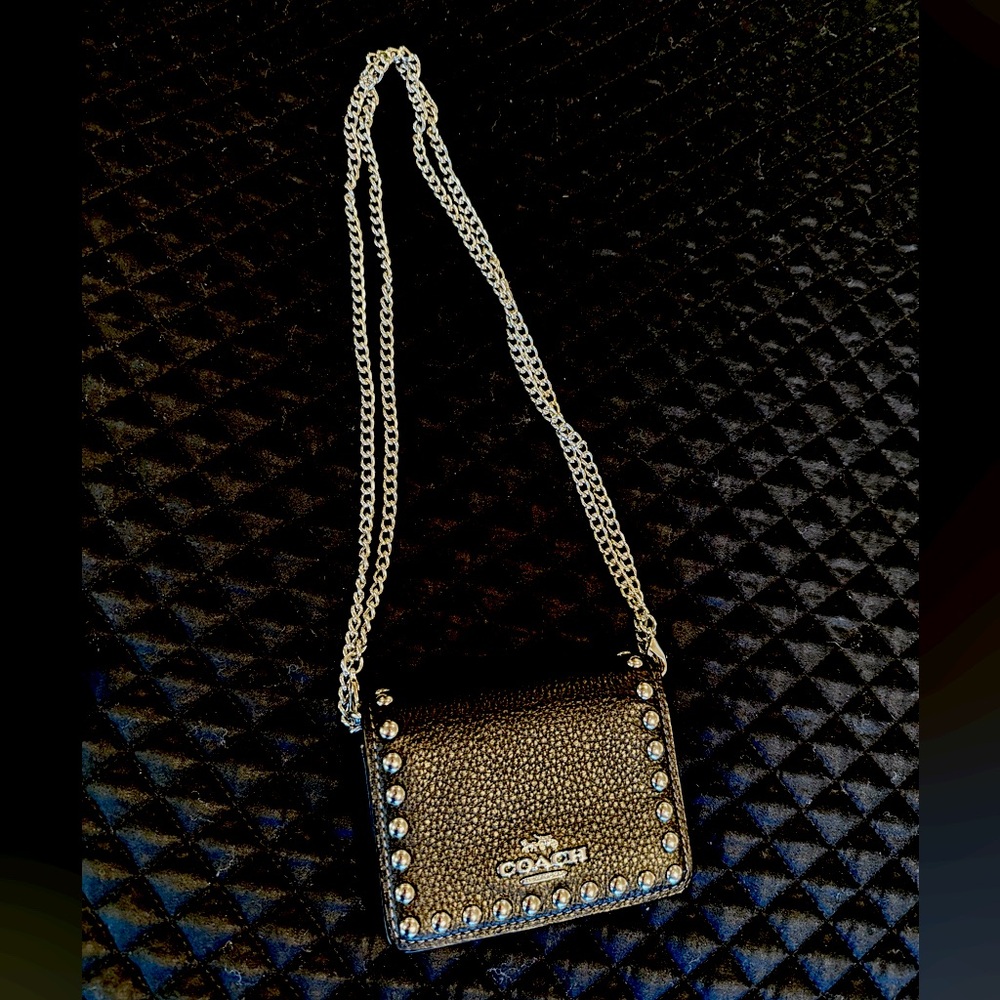 Coach Mini Wallet on a Chain-NWOT